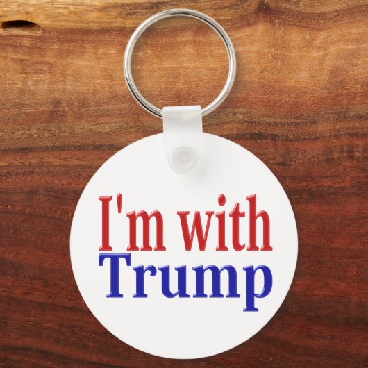 IM met Trump Sleutelhanger (Voorkant)