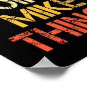 I'm Mike Doing Mike Things Funny Christmas Birthda Poster (Hoek)