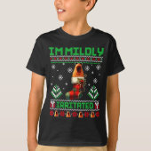 I'm Mildly Irritated Marcus The Worm Christmas Fun T-shirt (Voorkant)