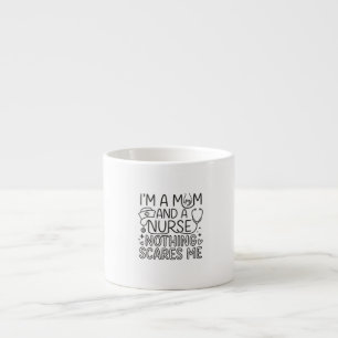 Im Moeder En Verpleegster Minimalistische Verpleeg Espresso Kop