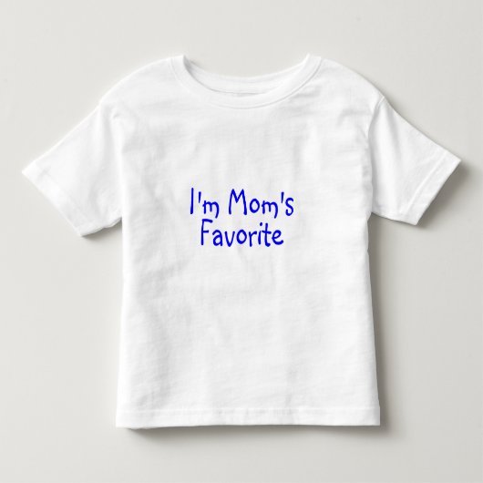 Im Moms Favoriete Blauw Kinder Shirts (Voorkant)