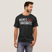 Im Moms Favorite Child Print Favorite Kid Sibling  T-shirt (Voorkant volledig)