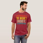 Im Moms Favorite Child Retro Son Daughter in Law T-shirt (Voorkant volledig)