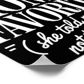 I'm Mom's Favorite Funny Family Sibling Joke Son D Poster (Hoek)