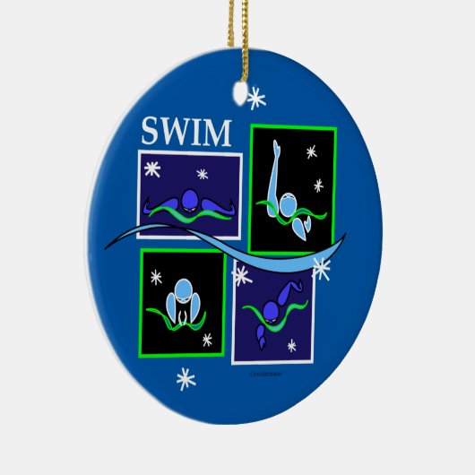 IM Morning Winter Keramisch Ornament (Rechts)