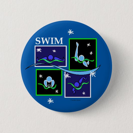 IM Morning Winter Ronde Button 5,7 Cm (Voorkant)