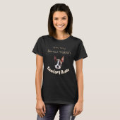 I'm My Boston Terrier's Comfort Human for Dog 's T-shirt (Voorkant volledig)