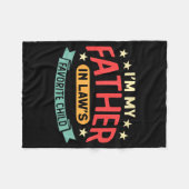 I'm My Father In Law's Favorite Child Funny Parent Fleece Deken (Voorkant (Horizontaal))