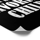 I'm My Father In Laws Favorite Child Funny Parent Poster (Hoek)