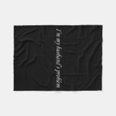 I'm My Husband's Problem Funny Wife Saying Couple  Fleece Deken (Voorkant (Horizontaal))