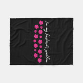 I'm My Husband's Problem Funny Wife Saying  Fleece Deken (Voorkant (Horizontaal))