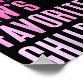 I'm My Mother In Law's Favorite Child Daughter In  Poster (Hoek)