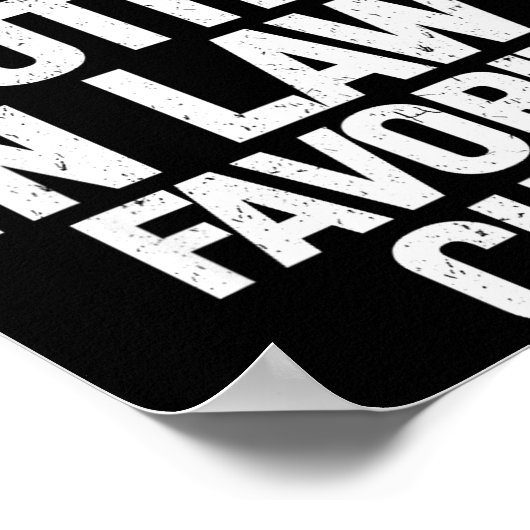 I'm My Mother In Law's Favorite Child Funny Christ Poster (Hoek)