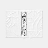 I'm My Mother In Law's Favorite Child, Funny Daugh Fleece Deken (Voorkant (Horizontaal))