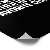 I'm My Mother In Law's Favorite Child Funny Daught Poster (Hoek)