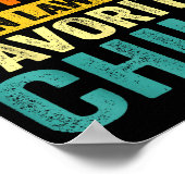 I'm My Mother In Laws Favorite Child Funny Family  Poster (Hoek)