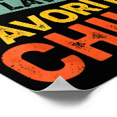 I'm My Mother In Laws Favorite Child Funny Humor F Poster (Hoek)