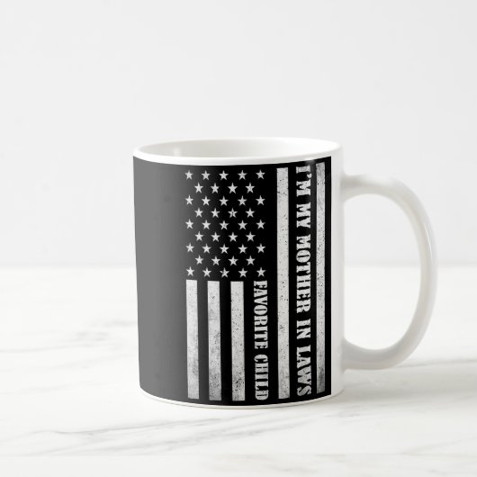 I'm My Mother In Laws Favorite Child Funny Parent Koffiemok (Rechts)