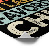 I'm My Mother In Law's Favorite Child Funny Parent Poster (Hoek)