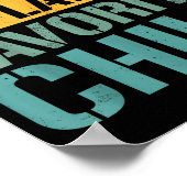 I'm My Mother In Law's Favorite Child Funny Parent Poster (Hoek)