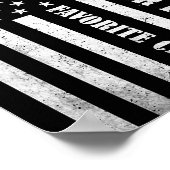 I'm My Mother In Laws Favorite Child Funny Parent Poster (Hoek)