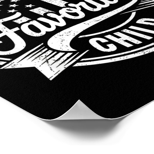 I'm My Mother In Law's Favorite Child Funny Parent Poster (Hoek)