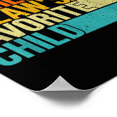 Im My Mother In Laws Favorite Child Funny Parent  Poster (Hoek)