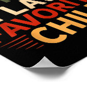 I'm My Mother In Law's Favorite Child Funny Parent Poster (Hoek)