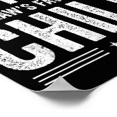 I'm My Mother In Law's Favorite Child Funny Parent Poster (Hoek)