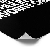 I'm My Mother In Law's Favorite Child Funny Parent Poster (Hoek)