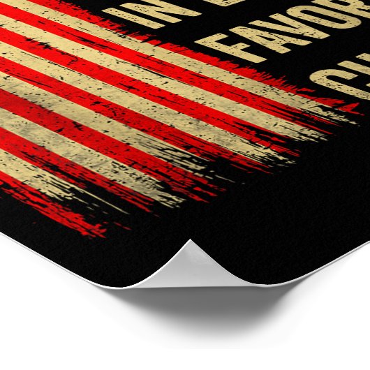 I'm My Mother In Laws Favorite Child Funny Parent  Poster (Hoek)