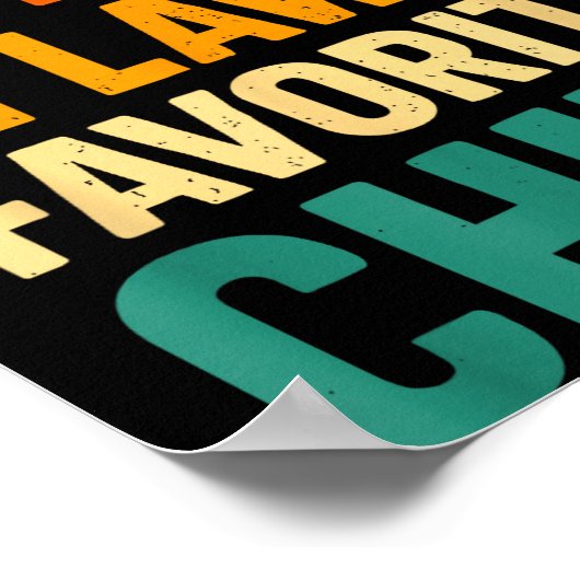 Im My Mother In Laws Favorite Child Funny Parent V Poster (Hoek)