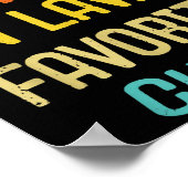 I'm My Mother In Law's Favorite Child Funny Son Da Poster (Hoek)