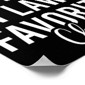 I'm My Mother In Law's Favorite Child, Funny Son I Poster (Hoek)