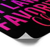 I'm My Mother In Law's Favorite Child, Funny Son I Poster (Hoek)