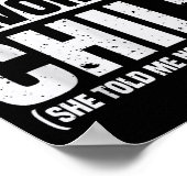 I'm My Mother In Law's Favorite Child - Funny Son Poster (Hoek)