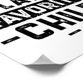 I'm My Mother In Law's Favorite Child Poster (Hoek)