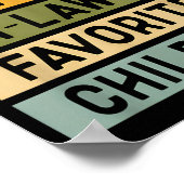 I'm My Mother In Law's Favorite Child Sarcastic Co Poster (Hoek)