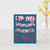 I'm My Snsors Favorite Funny Quote Tank Top  Kaart (Gele Bloem)