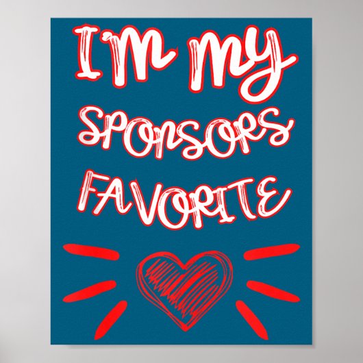 I'm My Snsors Favorite Funny Quote Tank Top  Poster (Voorkant)