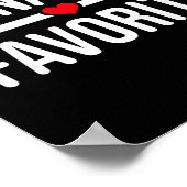 I'm Nana's Favorite  Poster (Hoek)