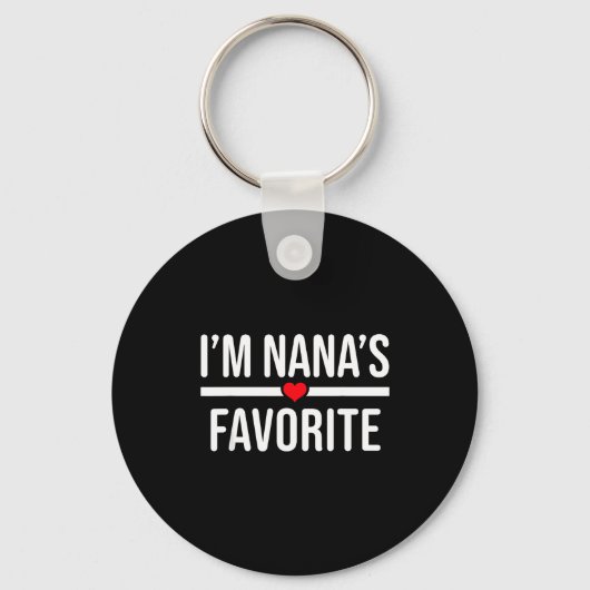I'm Nana's Favorite  Sleutelhanger (Voorkant)