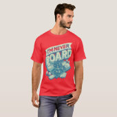 Im Never Board 80s meisje T-shirt (Voorkant volledig)