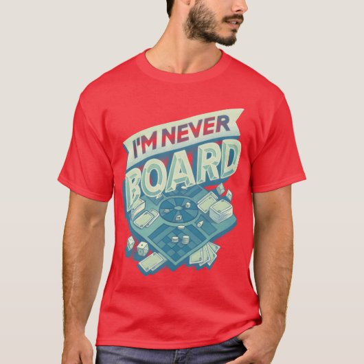 Im Never Board 80s meisje T-shirt (Voorkant)