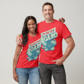 Im Never Board 80s meisje T-shirt (Unisex)