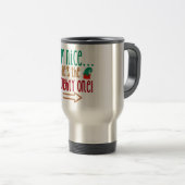 Im Nice Hes Naughty Elf Pet Reisbeker (Voorkant rechts)