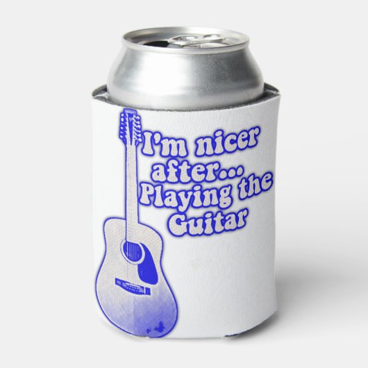 I'm nicer after playing the guitar blikjeskoeler (Blikje Voorkant)