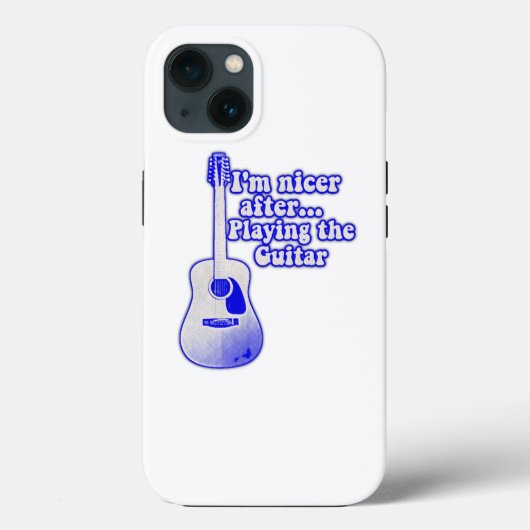 I'm nicer after playing the guitar Case-Mate iPhone case (Achterkant)