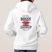 IM NIET BOSSY QUOTE HOODIE (Achterkant)