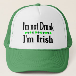 Im niet Drink Im Irish Clovers Trucker Pet